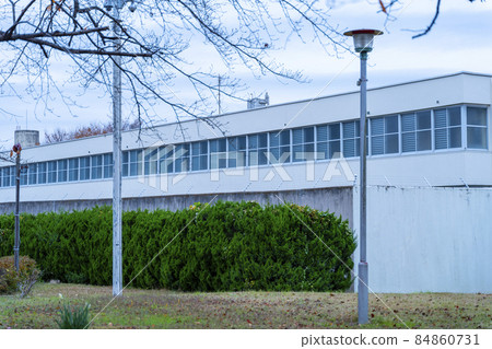Juvenile Classification Home (Juvenile Training School) "Landscape seen from outside the fence) Juvenile Classification Home (Juvenile Training School) "Landscape seen from outside the fence) 84860731