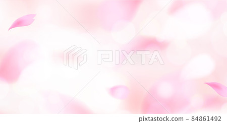 Sakura spring Japanese pattern background 84861492