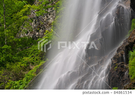 《Hyogo Prefecture》 Quasi-national park, scenery of Tendaki Valley [May] 84861534