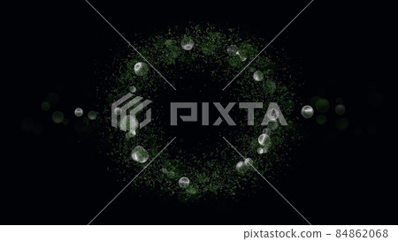 CG particle light background with copy space in the center 84862068