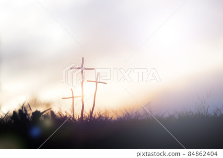 shining holy cross of jesus christ 84862404