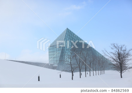Moerenuma Park in winter Moerenuma Park in winter 84862569