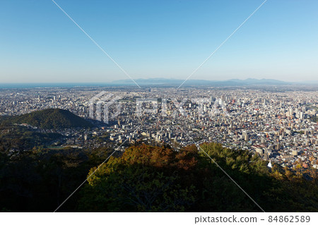 從藻岩山眺望札幌 84862589