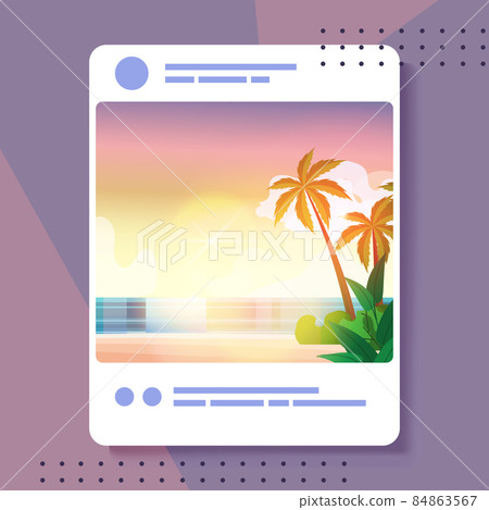 beautiful photo of nature on smartphone screen blogging social network blog post social media addiction concept beautiful photo of nature on smartphone screen blogging social network blog post social media addiction concept 84863567