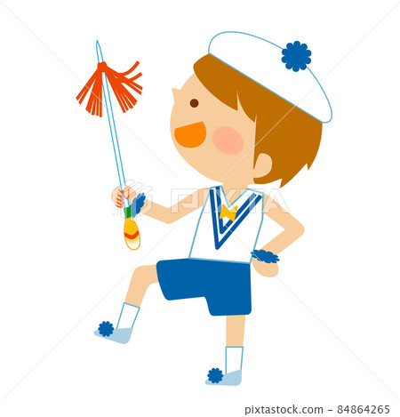 Fife and drum corps conductor boy 84864265