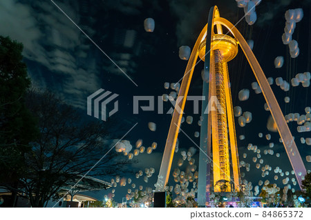 138 Tower Park, Ichinomiya City, Aichi Prefecture Christmas Ichinomiya Sky Lantern Festa Comparative Ming Synthesis at Kiso Sansen National Government Park 84865372