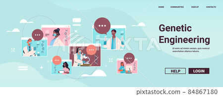 scientists working with DNA in test tubes researchers making experiment in lab DNA testing genetic engineering scientists working with DNA in test tubes researchers making experiment in lab DNA testing genetic engineering 84867180