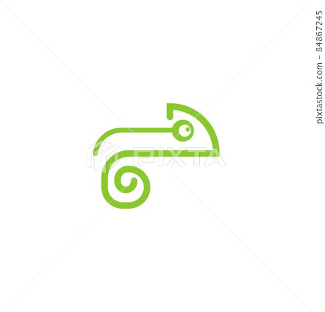Chameleon logo icon design template illustration 84867245
