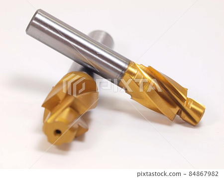 White background of "submerged milling cutter" of cutting tool White background of "submerged milling cutter" of cutting tool 84867982
