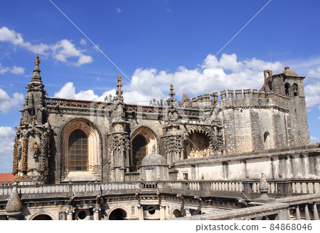 Top of Dom Joao III Cloister in Templar Convent of Christ, Tomar, Portugal Top of Dom Joao III Cloister in Templar Convent of Christ, Tomar, Portugal 84868046