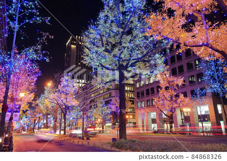 大阪禦堂筋冬季燈飾 84868326