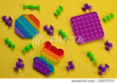 Anti-stress toys pop it, simple dimple. Anti-stress toys pop it, simple dimple. 84870533