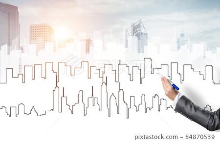 Engineering designer at work Engineering designer at work 84870539
