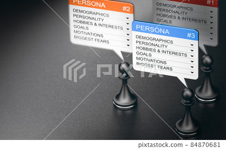 User persona marketing concept. 84870681
