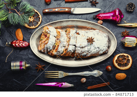Christmas stollen or pastry Christmas stollen or pastry 84871713