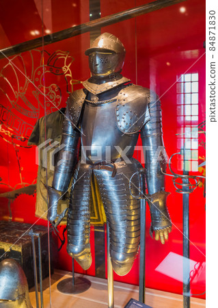 Knight in Muiderslot castle near Amsterdam - Netherlands 84871830