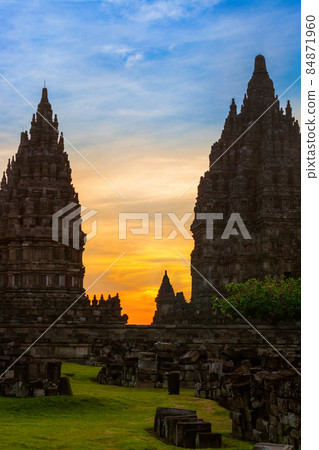 Prambanan temple near Yogyakarta on Java island - Indonesia 84871960
