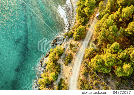 Summer travel landscape 84872027