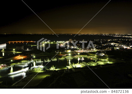 Night view of the cape of Iioka cempu Night view of the cape of Iioka cempu 84872136