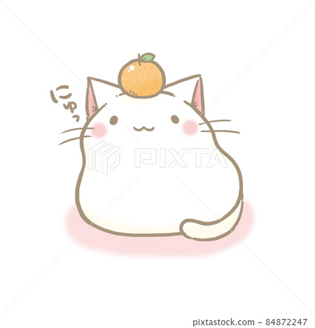 White cat mochi White cat mochi 84872247