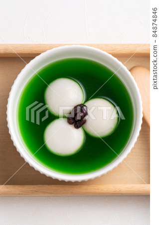Matcha Tangyuan Winter Solstice Lantern Festival White Tang yuan tangyuan タンユエン 団子 Matcha Tangyuan Winter Solstice Lantern Festival White Tang yuan tangyuan タンユエン 団子 84874846