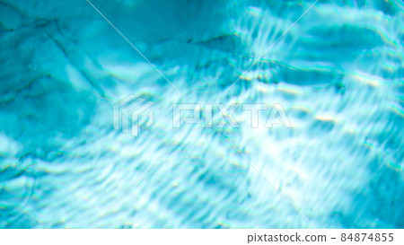 water swimming pool texture and surface water on pool, reflection blue wave nature water on the outdoor swimming pool 84874855