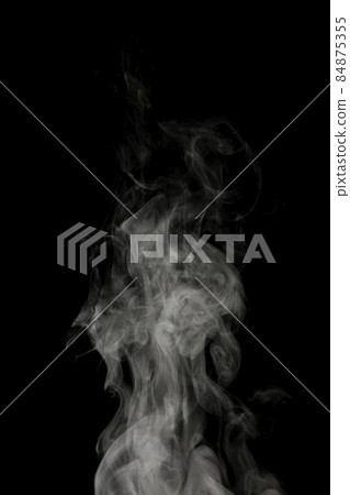 Steam, steam, steam, smoke, aerosols taken on a black background Steam, steam, steam, smoke, aerosols taken on a black background 84875355