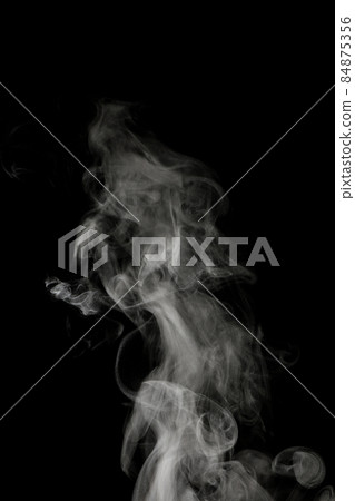 Steam, steam, steam, smoke, aerosols taken on a black background Steam, steam, steam, smoke, aerosols taken on a black background 84875356
