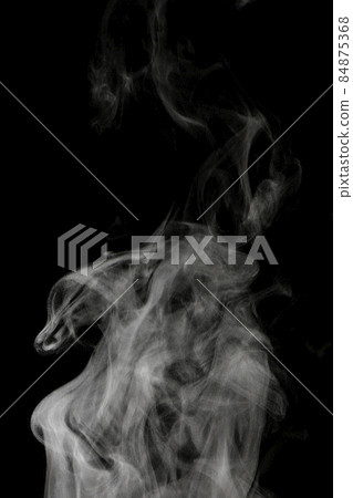 Steam, steam, steam, smoke, aerosols taken on a black background Steam, steam, steam, smoke, aerosols taken on a black background 84875368