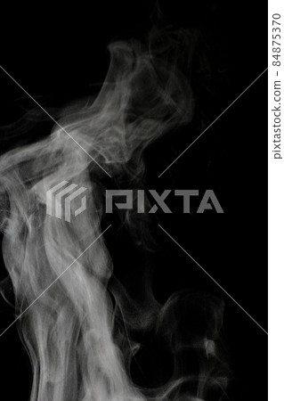 Steam, steam, steam, smoke, aerosols taken on a black background Steam, steam, steam, smoke, aerosols taken on a black background 84875370