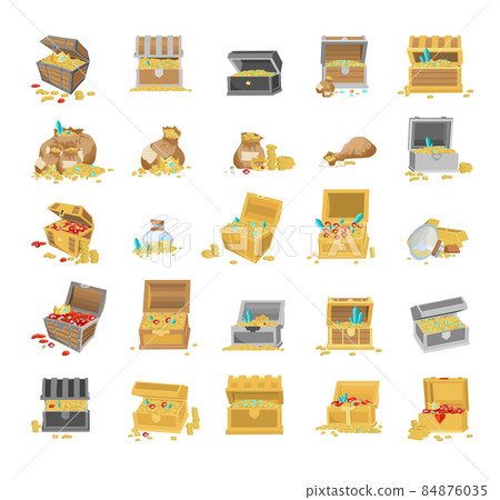 Set of Treasure Chests 84876035