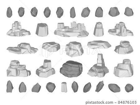 3D Stones Set 84876103