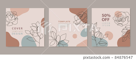 Vector set of nature, floral backgrounds, social media stories, posts feed layouts. Texture frame mockup. Use for beauty, jewelry, fashion, cosmetics, wedding, summer. Vector set of nature, floral backgrounds, social media stories, posts feed layouts. Texture frame mockup. Use for beauty, jewelry, fashion, cosmetics, wedding, summer. 84876547