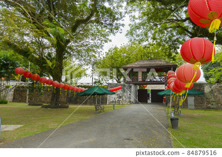 The entrance to Fort Cornwallis in Georgetown , Penang, Malaysia The entrance to Fort Cornwallis in Georgetown , Penang, Malaysia 84879516