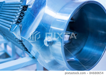 Hexagonal fuel assembly of water-water energetic reactor close up 84880654