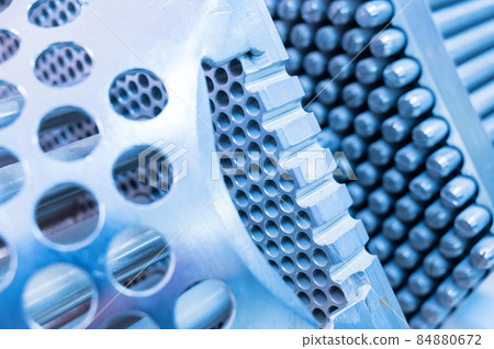 Hexagonal fuel assembly of water-water energetic reactor close up 84880672