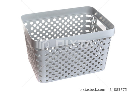 empty plastic box on white isolated background empty plastic box on white isolated background 84885775