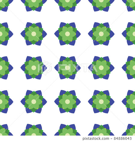 Seamless floral background, vector illustration 84886043