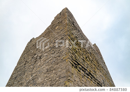 Rossle castle at Easky pier in County Sligo - Republic of Ireland. Rossle castle at Easky pier in County Sligo - Republic of Ireland. 84887380