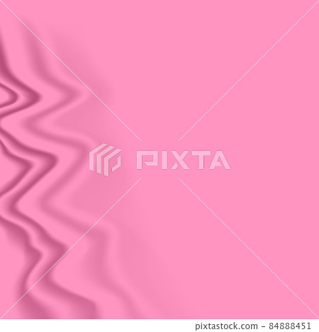 Silk pink background. Abstract vector pattern with copy space. Liquid wave texture, smooth drapery wallpaper. Wedding fabric, satin. Wavy design for banner, card, postcard, backdrop Silk pink background. Abstract vector pattern with copy space. Liquid wave texture, smooth drapery wallpaper. Wedding fabric, satin. Wavy design for banner, card, postcard, backdrop 84888451