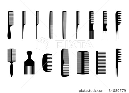Set of combs, vector illustration Set of combs, vector illustration 84889779