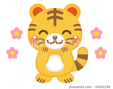 大喜虎2插畫素材 84891246