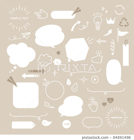 Decorative material set Decorative material set 84891496