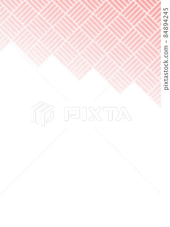 Halftone counting rod pattern white with dark red (background material) 84894245