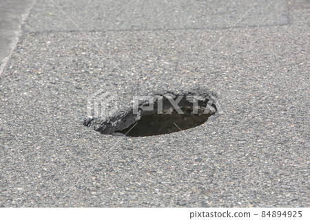 A hole in the road A hole in the road 84894925