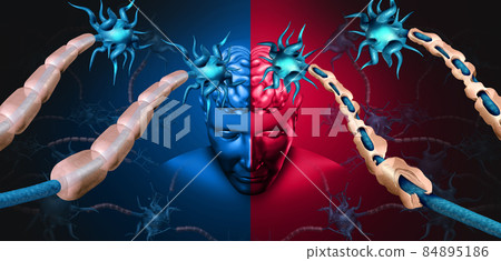 Multiple sclerosis concept - Stock Illustration [84895186] - PIXTA