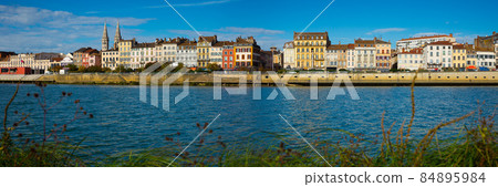 View of Macon town, France View of Macon town, France 84895984