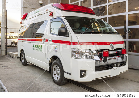 Ambulance, special vehicle, automobile, vehicle, Tokyo Fire Department, emergency situation Ambulance, special vehicle, automobile, vehicle, Tokyo Fire Department, emergency situation 84901883