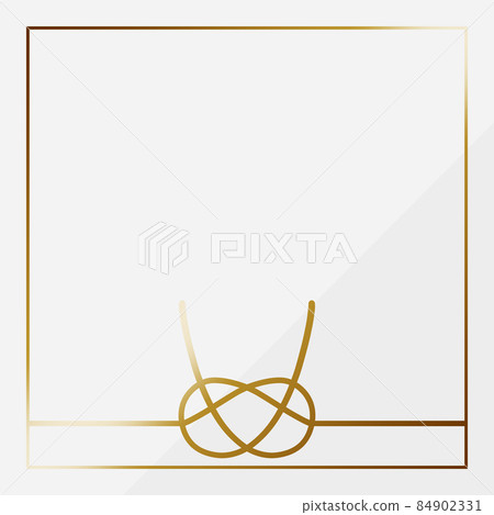 High-class Mizuhiki (abalone knot) background square white & gold High-class Mizuhiki (abalone knot) background square white & gold 84902331