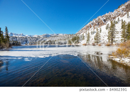 Lake in Sierra Nevada Lake in Sierra Nevada 84902391